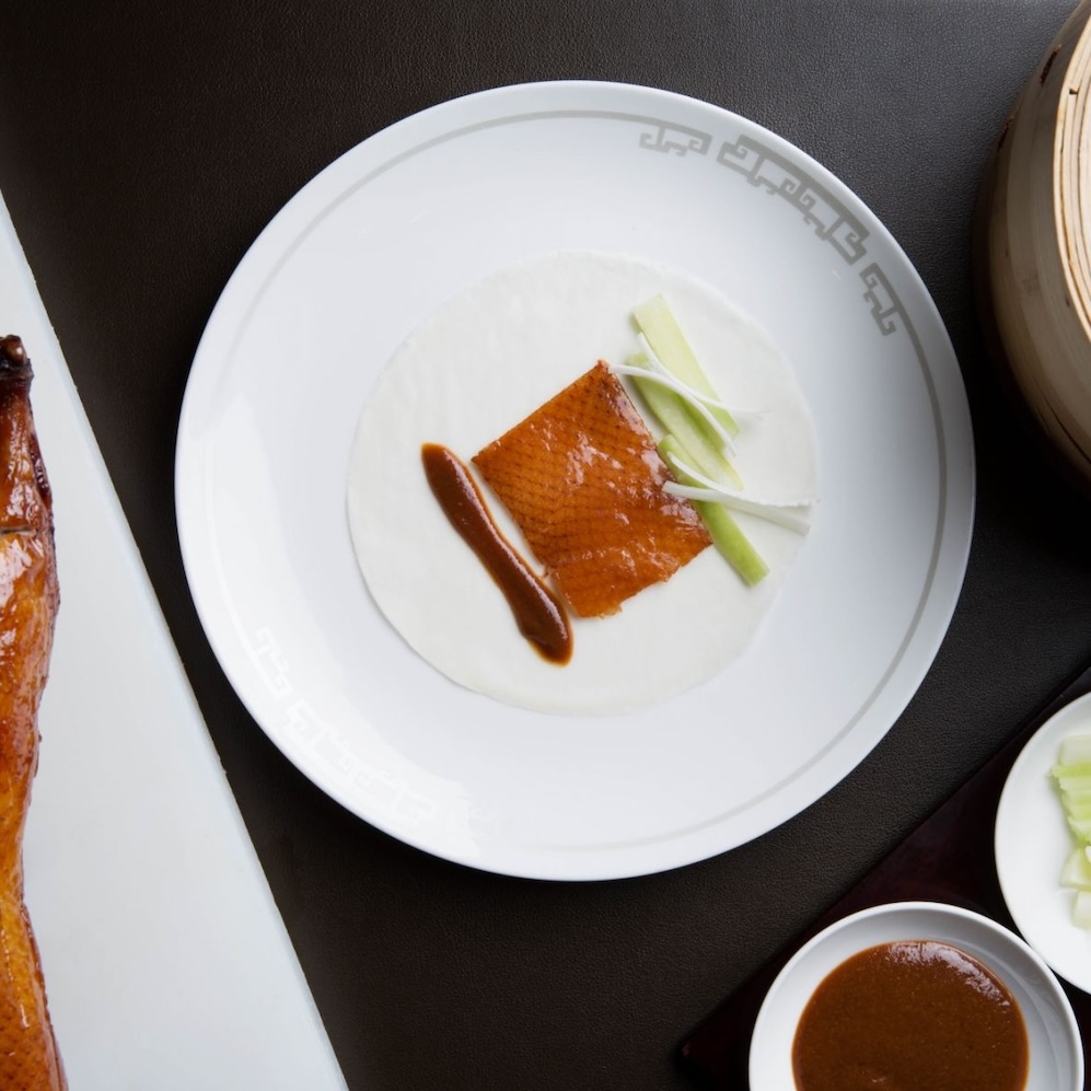 best peking duck in Hong Kongl: Man Wah, Mandarin Orienta