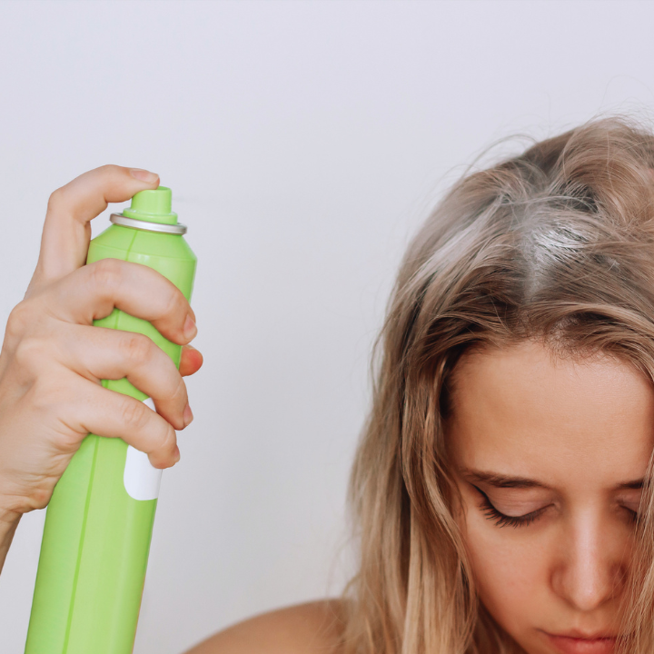 dry shampoo oily roots low maintenance