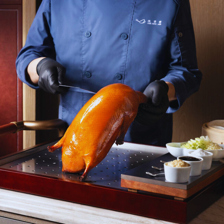 best chinese restaurants in hong kong: peking duck one duck lane hyatt centric hong kong, One Duck Lane, Modern Chinese dining in Hyatt Centric Victoria Harbour